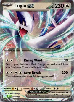 Lugia ex 017/034 holo TCG Classic Venusaur Pokemon NM - Image 1