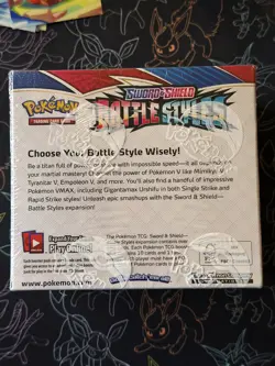 Pokemon TCG Sword And Shield Battle Styles Booster Box Factory Sealed - Image 3