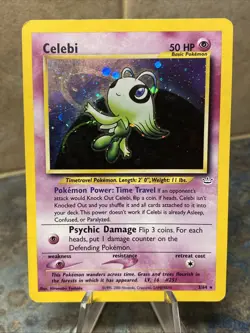 Pokemon Celebi Double Holo Neo Revelation 3/64 - Image 2