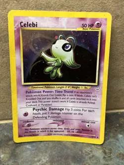 Pokemon Celebi Double Holo Neo Revelation 3/64 - Image 1