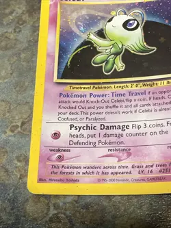 Pokemon Celebi Double Holo Neo Revelation 3/64 - Image 5