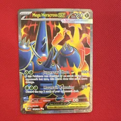 Pokemon Mega Heracross EX Me02: Phantasmal Flames Ultra Rare Holo 108/094 280 HP - Image 1