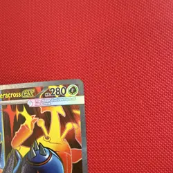 Pokemon Mega Heracross EX Me02: Phantasmal Flames Ultra Rare Holo 108/094 280 HP - Image 3