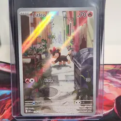 Pokemon Litleo Illustration Rare Holo 139/132 Me01: Mega Evolution 70 HP - Image 1