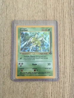 Scyther 10/64 Holo Rare Jungle Set Pokemon TCG Vintage - Image 3