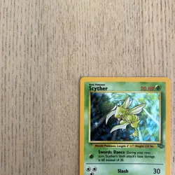 Scyther 10/64 Holo Rare Jungle Set Pokemon TCG Vintage - Image 4