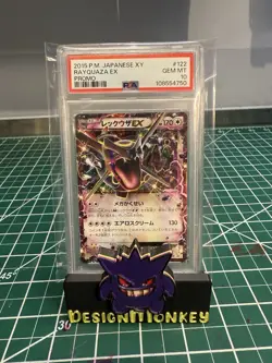 2015 POKEMON JAPANESE XY PROMO #122 RAYQUAZA EX PSA 10 - Image 1