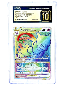 🌈RAINBOW🌈JP Pokemon GO 2022 Hyper Rare Holo MEWTWO VSTAR 84 CGC 10 PRISTINE - Image 1
