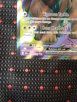Pokemon TCG Arven's Mabosstiff EX #218/182 Sv10: Destined Rivals NM - Image 5