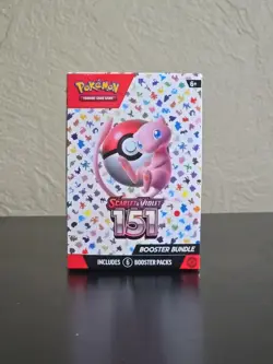 Scarlet & Violet 151 Booster Bundle (6 packs) - Factory Sealed Pokemon TCG - Image 1