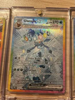 Glaceon ex 150/131 SIR Pokemon Prismatic Evolutions Holo - Image 1