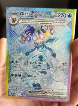 Glaceon ex 150/131 SIR Pokemon Prismatic Evolutions Holo - Image 4