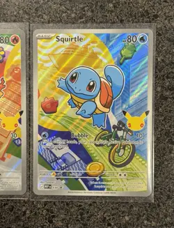 Kanto Starter Set Pokemon First Partner Illustration Collection Series 1 Promos - Image 4
