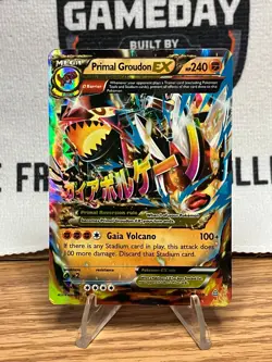 2014 Pokemon XY Primal Clash - Primal Groudon EX 86/160 - Image 1