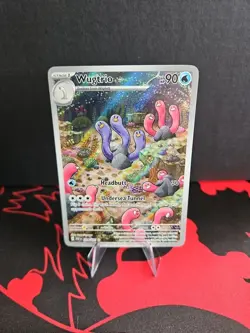 Pokemon TCG Wugtrio 224/091 Sv: Paldean Fates Illustration Rare Near Mint - Image 1