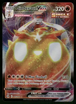 Cinderace VMAX 045/264 SWSH08: Fusion Strike Pokemon - Image 1