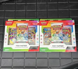 Pokemon First Partner Illustration Collection Series 1 2 Box Promo Booster - Image 1