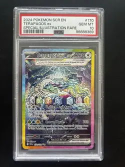 Pokemon TCG Terapagos ex Special Illustration Rare Holo Sv07 170/142 English Ba… - Image 1