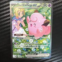 Pokemon : Lillie's Clefairy ex 184/159 : Journey Together NM Pack Fresh - Image 1