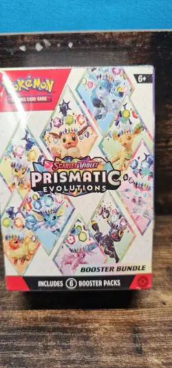 🔥 Pokemon TCG Scarlet & Violet Prismatic Evolutions Booster Bundle Sealed New - Image 1