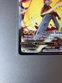 Pokemon TCG Pikachu VMAX Lost Origin Trainer Gallery TG17/TG30 Holo Ultra Rare - Image 5