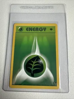 Grass Energy 1st Edition Gym Challenge 129/132 WOTC Vintage Pokemon - Image 1