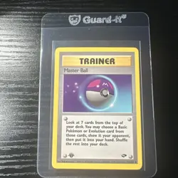 Master Ball 116/132 1st Edition Gym Challenge WOTC Vintage Pokemon - Image 1