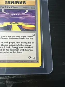 Saffron City Gym 122/132 1st Edition Gym Challenge WOTC Vintage Pokemon - Image 5