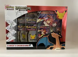 Pokemon TCG Celebrations Collection Lance's Charizard V Box 820650101625 - Image 1