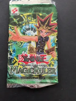 Yugioh Magic Ruler Booster Pack English 2002 Konami Factory Sealed - Image 1