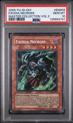 2005 Yu-Gi-Oh! Exodia Necross EN003 PSA 10 GEM MINT Master Collection Vol.2 - Image 1