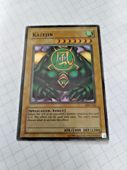 Yu-Gi-Oh Kazejin MRD-026 Metal Raiders Holo Unlimited - Bit of Edge Wear - pics - Image 1