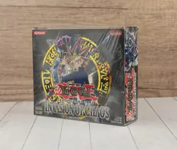 YUGIOH ORIGINAL 2004 Invasion of Chaos Booster Factory Sealed Box (not 1st ed.) - Image 1