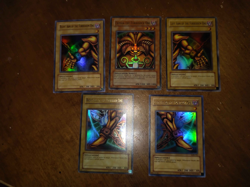 Yu-Gi-Oh Exodia The Forbidden One SET (5 PIECES) 2002 LOB-124 Yugioh NM - Image 1