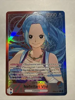Nefeltari Vivi Alt Art Leader EB03-001 One Piece Heroines Edition English - Image 1
