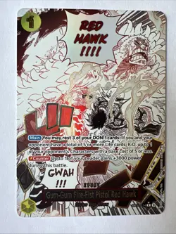 Alt Art Gun-Gum Fire-Fist Pistol Red Hawk OP11-114 - Image 1