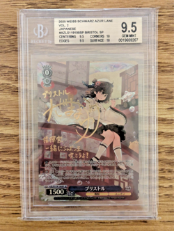 2025 Weiss Schwarz Azur Lane Vol.2 BRISTOL S119-100SP Japanese BGS 9.5 - Image 1
