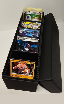 Large Pokemon Card Storage Box with Adjustable Dividers - No Lid - Image 1