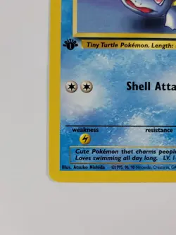 Pokemon Card 1st Edition Squirtle 68/82 Team Rocket Regular US - Image 5