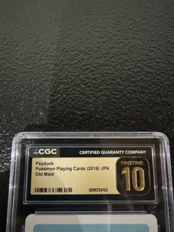 Psyduck Pokemon Playing Cards (2019) JPN Old Maid CGC PRISTINE 10 - Image 2