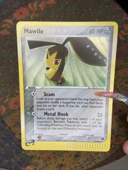 HOLO 2003 Vintage pokemon Tcg Card Lot Of 2 • Sandshrew & Mawile - Image 2