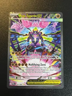 Mega Zygarde EX 120/088 SIR Pokemon TCG Card Perfect Order READY TO SHIP - Image 1