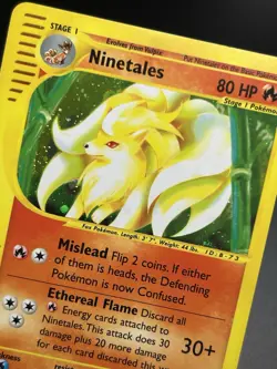 NINETALES Pokemon Card - WOTC - Expedition Base Set - 21/165 - HOLO - NM (A) - Image 4