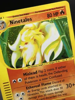 NINETALES Pokemon Card - WOTC - Expedition Base Set - 21/165 - HOLO - NM (A) - Image 5