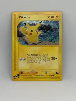 Pikachu 84/144 EX Skyridge Holo Rare Pokemon TCG Card LP 2003 - Image 1