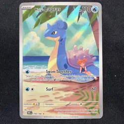 Misty's Lapras 194/182 Illustration Rare Destined Rivals Pokemon Card - Image 1