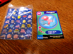pokeTriva #137 #10 PORYGON BURGER KING CARDS & POKEMAN 8 ARTBOX CARDS LOT - Image 4