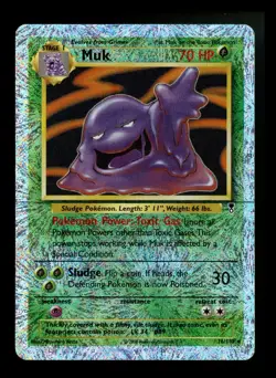 Muk 16/110 Legendary Collection 2002 Reverse Holo Pokemon Card TCG - Image 1