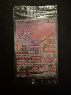 Pokemon Mew EX Black Star Promo TCG Card SVP053 151 New Sealed - Image 1