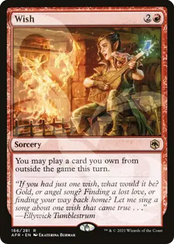 Wish Foil R Adventures in the Forgotten Realms 166 NM - Image 1
